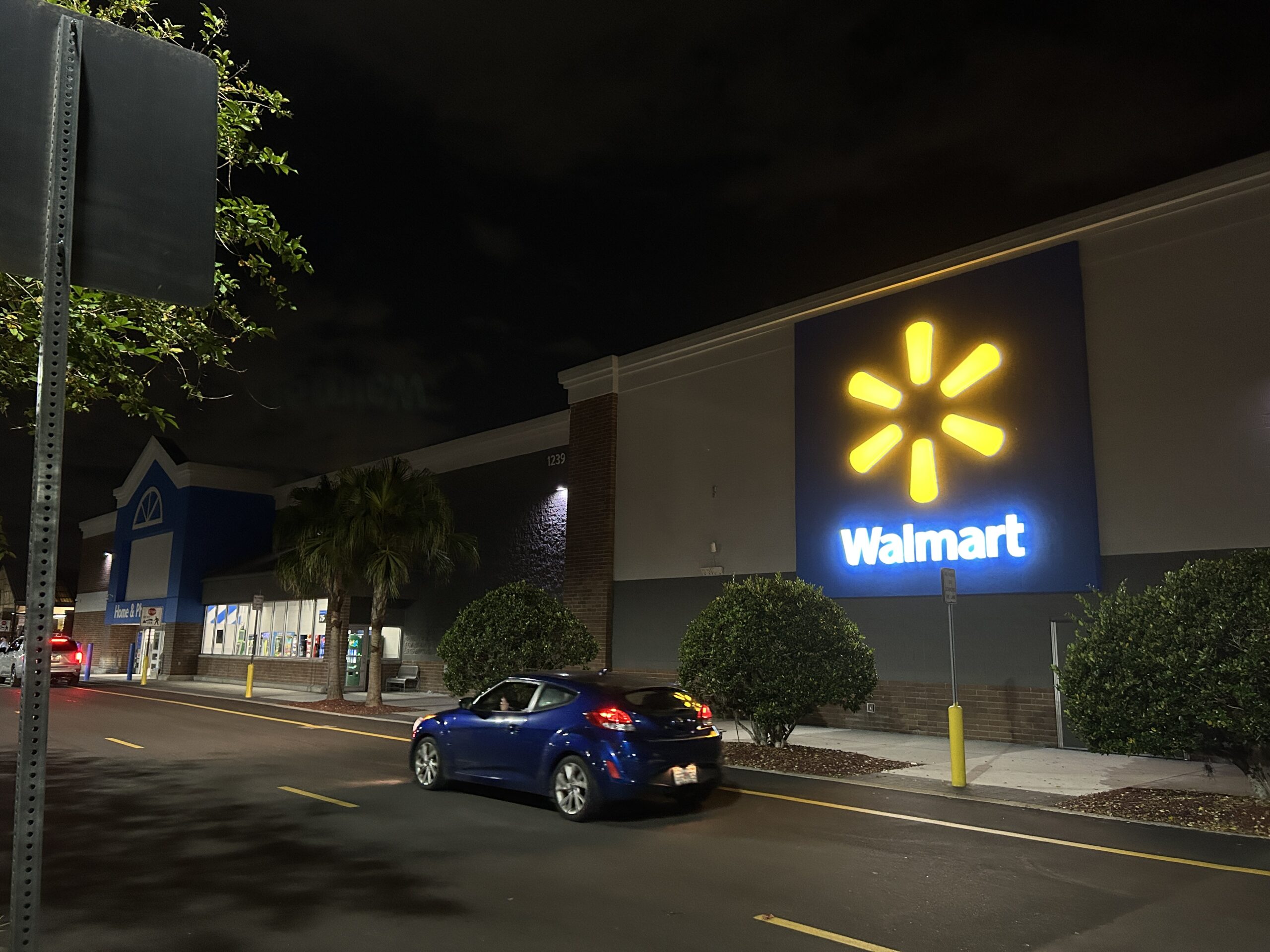 On shopping at Walmart in Orlando, Florida